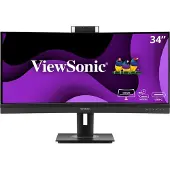 Viewsonic VG3457CV LED-skärm EEK F (A - G) 86.4 cm (34 tum) 3440 x 1440 pixel 21:9 5 ms DisplayPort, HDMI VA LED