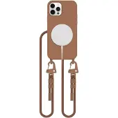 Tech-Protect MagNecklace MagSafe-fodral för iPhone 12 / 12 Pro - Brun