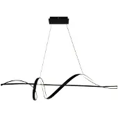 Milagro Lighting Pendellampa Sash , Svart, Vardagsrum / matsal, Metall, Modern
