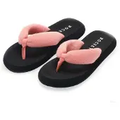 Rocket dog Kvinnors Sunset Puff Flip Flops i Persika