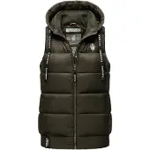 NAVAHOO Dam Quiltad Västs Kassidy – Lätt & Modern med Huva