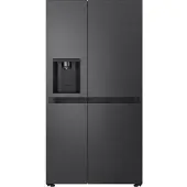 LG 641L Door in Door Side by Side (Matte Black), Energiklass E, Vatten/is utan röranslutning, Smart Diagnosis - GSLC41EPPE