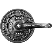 Mvtek Mtb 9s Steel Crankset Silver 170 mm / 24/34/42t