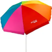Aktive Vindskyddande Strandparasoll Uv50 Skydd 180 Cm