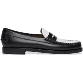 Sebago för kvinnor. 7001530 Classic Dan lädermockasiner svart (40.5), Hud, Karta, Ingen, Casual, Klassisk