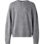 Carhartt WIP - Tröjor - Curtis Sweater Tangled Graphite för UnisexUll - Storlek L - Grå