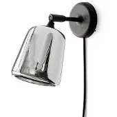 New Works Design vägglampa Material Edition, dimbar, Förkromad / silver, Vardagsrum / matsal, Metall, Design, Vägglampa, vägglampa inomhus