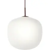 Muuto Taklampa , Röd, Vardagsrum, Glas