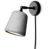 New Works Vägglampa , Material The Originals, Grå, Vardagsrum, Sten, Design
