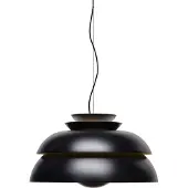Fritz Hansen Taklampa , Concert P3, dimbara, Svart, Vardagsrum, Metall, Design
