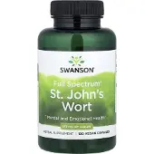 Swanson Health Full Spectrum St. Johannesört, 375 mg, 120 vegetabiliska kapslar