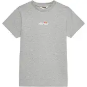 Ellesse T-shirt 'Durare' gråmelerad / orange / röd / vit
