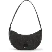 Karl lagerfeld JEANS Axelremsväska svart denim / vit