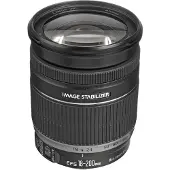 Canon EF-S 18-200mm f3.5/5.6 IS Zoomobjektiv svart