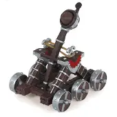 Papo Röd Katapult - H: 12 cm - - One Size - Leksaksfigur