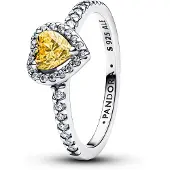 Pandora Timeless gnistrande hjärta silverring 198421C06-52