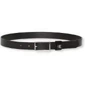 Calvin Klein Leather Monogram Hardware Belt