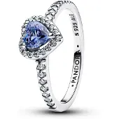 Pandora Timeless gnistrande hjärta silverring 198421C05-52