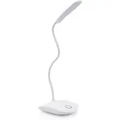 INF LED bordslampa vridbar, dimbar, batteridriven Vit