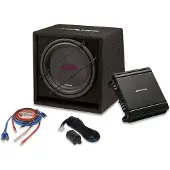 Alpine 12 subwoofer med förstärkare