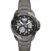 Fossil Automatisk klocka - - Bronson - Antracitstål - Urtavla med synlig mekanism - 44mm