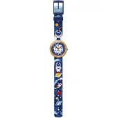Swatch Kvartsverk 30 Meter Vattentålig Barnklocka Barnklockor Blå ZFBNP216 Blue Dial blue