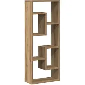 vidaXL Vägghylla hantverksmässig ek 36x16x90 cm konstruerat trä