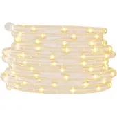 vidaXL Ljusslang med 480 lysdioder varmvit 20 m PVC