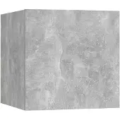 vidaXL Väggmonterat tv-bänk betonggrå 30,5x30x30 cm