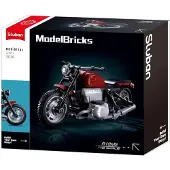 Sluban Model Bricks Motorcycle R18ms Byggspel 222 Bitar