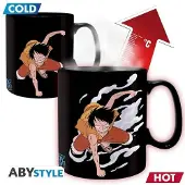 Abystyle ONE PIECE mugg - Luffy & Ace | värmereaktiv 460 ml