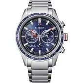 Citizen 100 meter vattentät, lätt Kvarts, titanarmband, , herrklocka, blå urtavla CA4490-85L blå