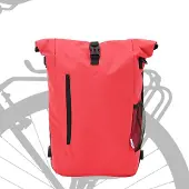 vidaXL Cykelväska Röd 31 x 13 x 58 cm Polyester