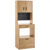 SoBuy Avlastningsbord Vitrinskåp FSB98-N