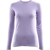 Aclima Women's WarmWool Crewneck Purple Rose
