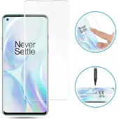 Mocolo UV OnePlus 8 Skärmskydd i Härdat Glas - Genomskinligt