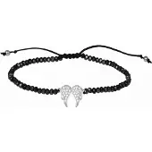 Luxenter purity-armband i 925 sterlingsilver och glänsande rodiumpläterad zirkonia