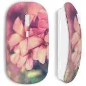 CAPACHEAP Souris sans fil flowers pink