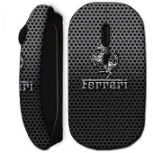 CAPACHEAP Ferrari Black Metal Effect trådlös mus