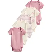 Next Sparkdräkt/body pitaya / gammalrosa / off-white