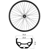 Mvtek 29´´ Disc Tubeless Mtb Bakhjul