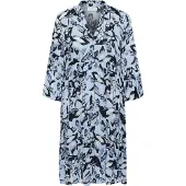 Kaffe Klänning 'KAHera' duvblå / himmelsblå / svart / off-white