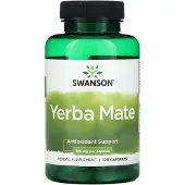 Swanson Health Yerba Mate, 125 mg, 120 kapslar