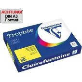 Clairefontaine 80g A3 papper | solgul | 1887PC | 500 ark [5,2kg]