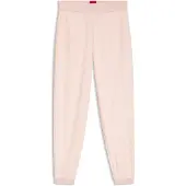 HUGO Cotton-blend tracksuit bottoms with all-over logo pattern