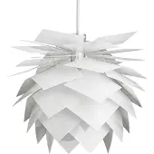 Dyberg Larsen Taklampa , PineApple S, dimbara, Vit, Vardagsrum, Plast, Design