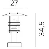 Norlys Utomhusbelysning , Metallisk, Terrass, Aluminium