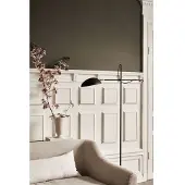 Watt & Veke Golvlampa , dimbara, Svart, Vardagsrum, Metall, Modern