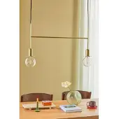 Hubsch Taklampa , Guld / mässing, Matsal, Metall