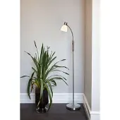 Halo Design Golvlampa , Svart, Vardagsrum, Metall